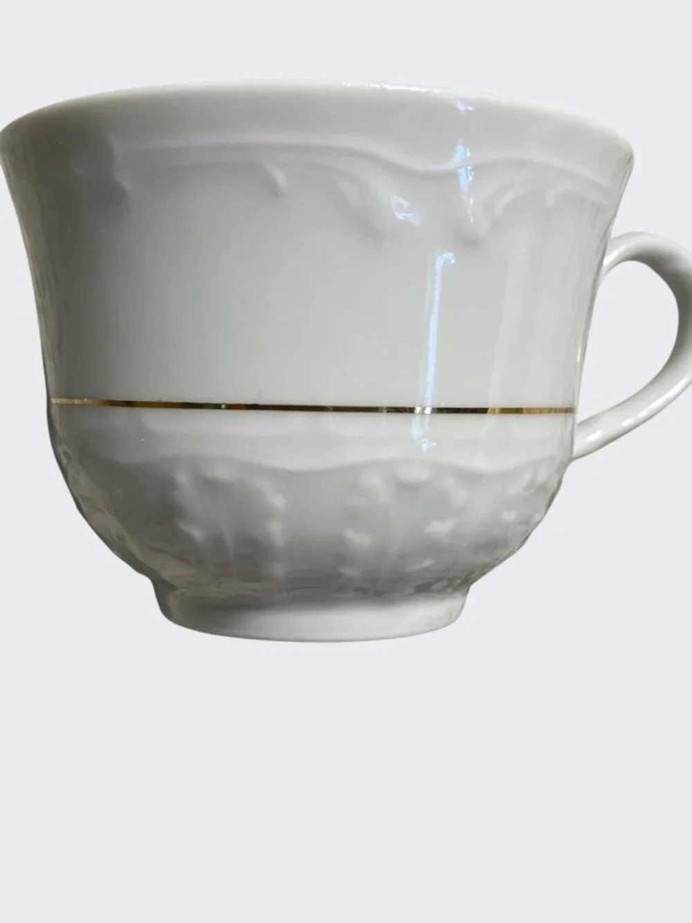 Southington By Baum Fine China Tea Cups & Saucers Golden Rhapsody Made In Poland